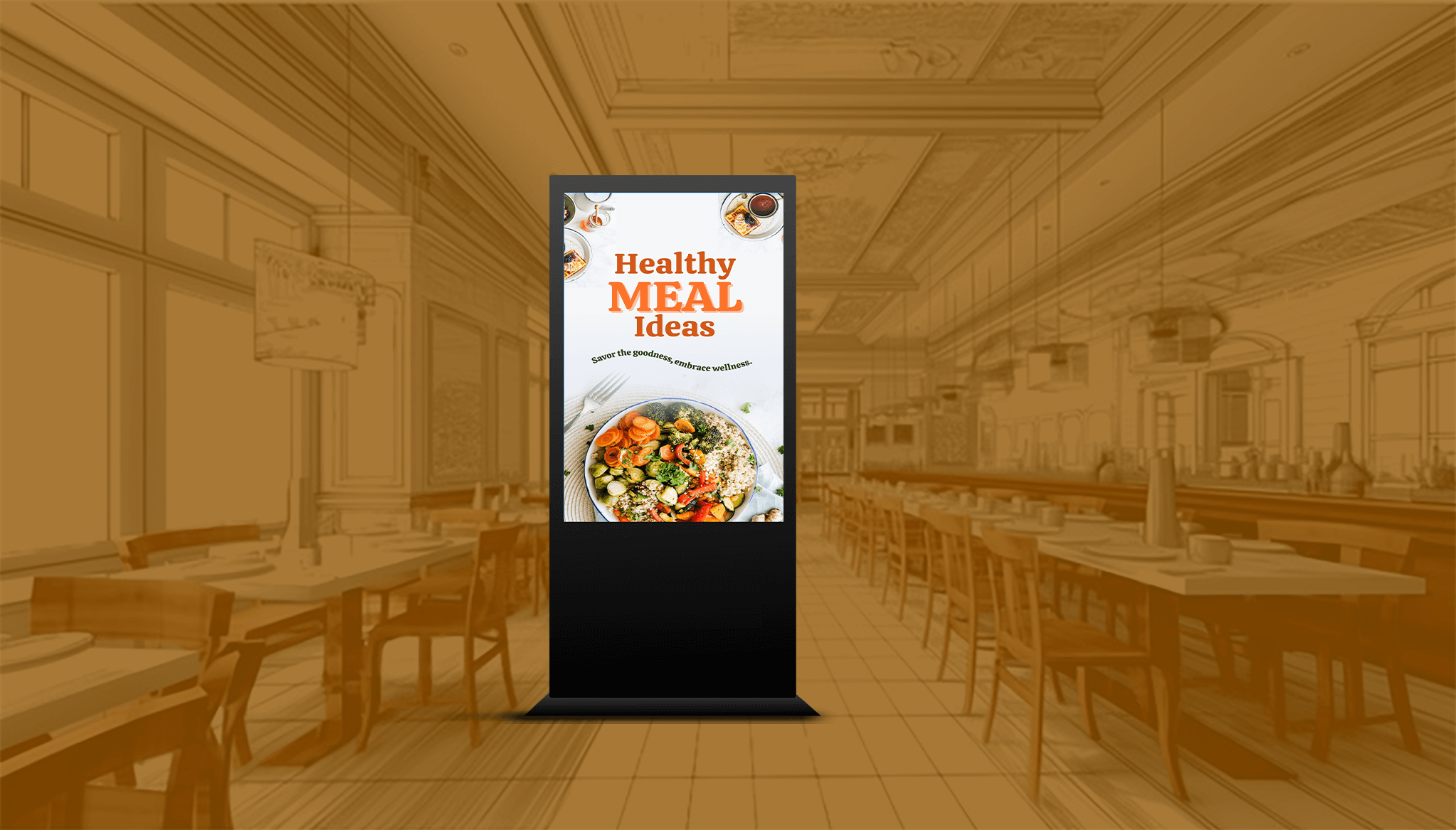 Acumen CMS in a restaurant